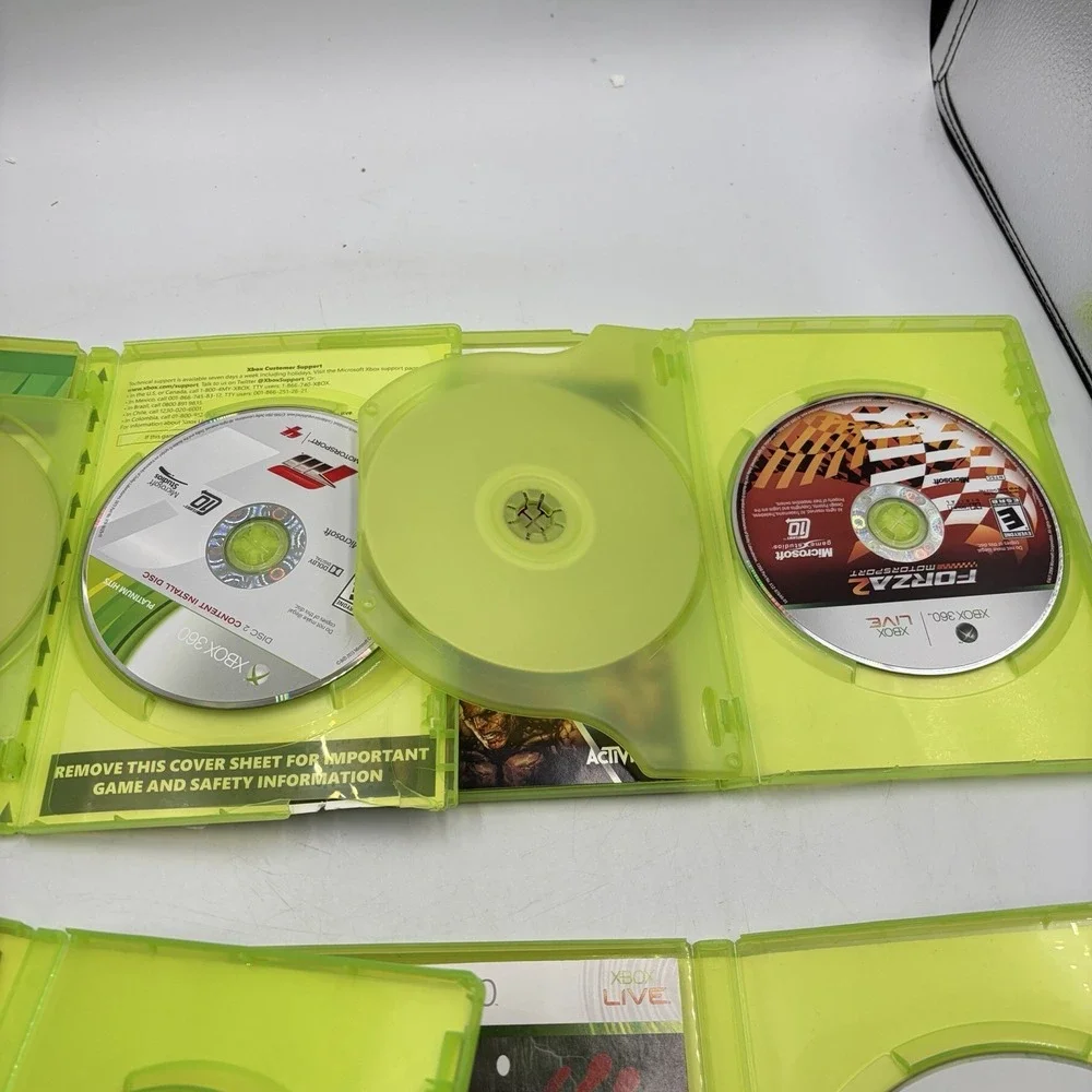 xbox 360 games Forza 4 &2 Marvel Alliance Enslaved Vampire Rain